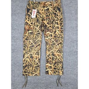 Bassdash Mens Stretch Hunting Pants Camo Water Resistant Breathable Sz 36x30